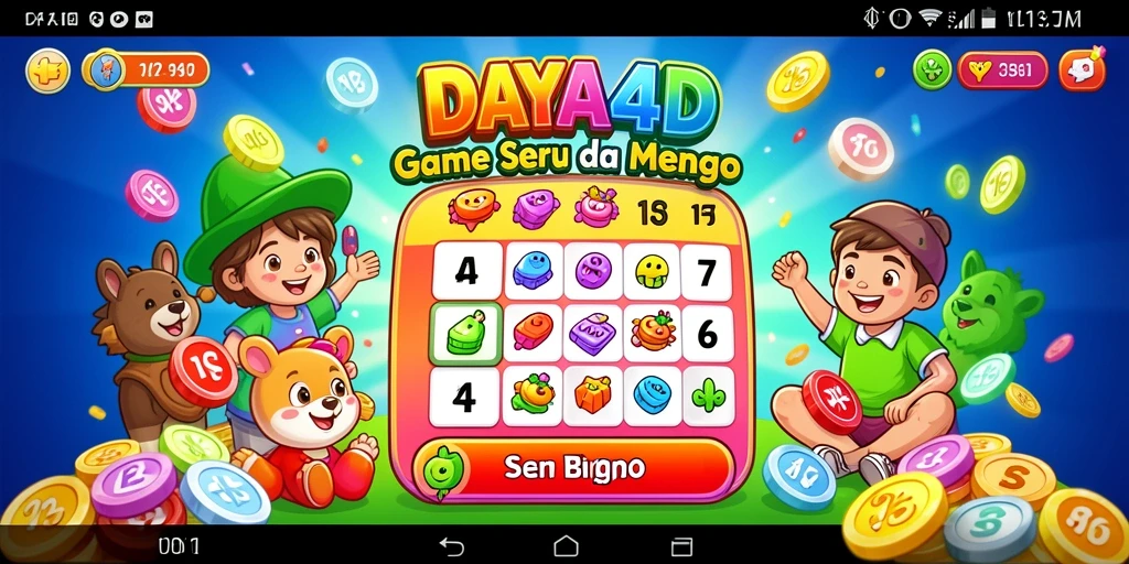 Tampilan menarik dari gameplay Bingo di DAYA4D