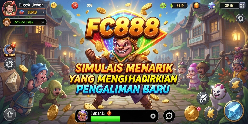 Tampilan gameplay FC888 yang menakjubkan dalam simulasi menarik.