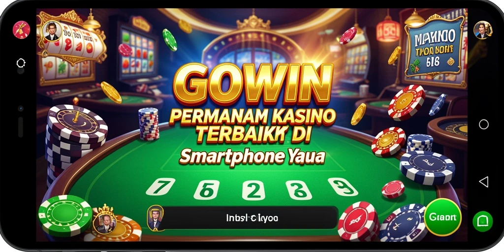Screenshot GOWIN menampilkan permainan Kasino yang seru dan interaktif.