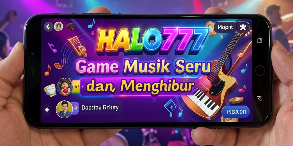 Tampilan gameplay menarik dalam HALO777 dengan berbagai lagu.