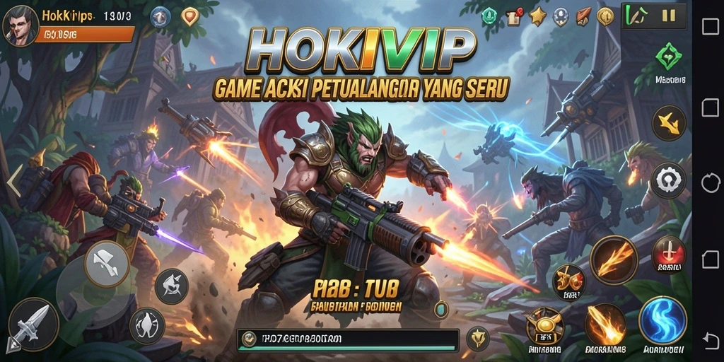 Tampilan gameplay HOKIVIP yang mendebarkan dan penuh aksi.