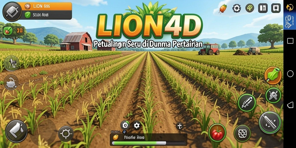 Gameplay seru dan interaktif dalam LION4D.