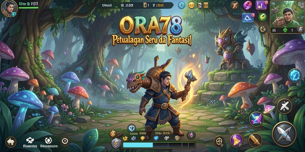 Tampilan menarik dari gameplay ORA78 yang penuh petualangan.